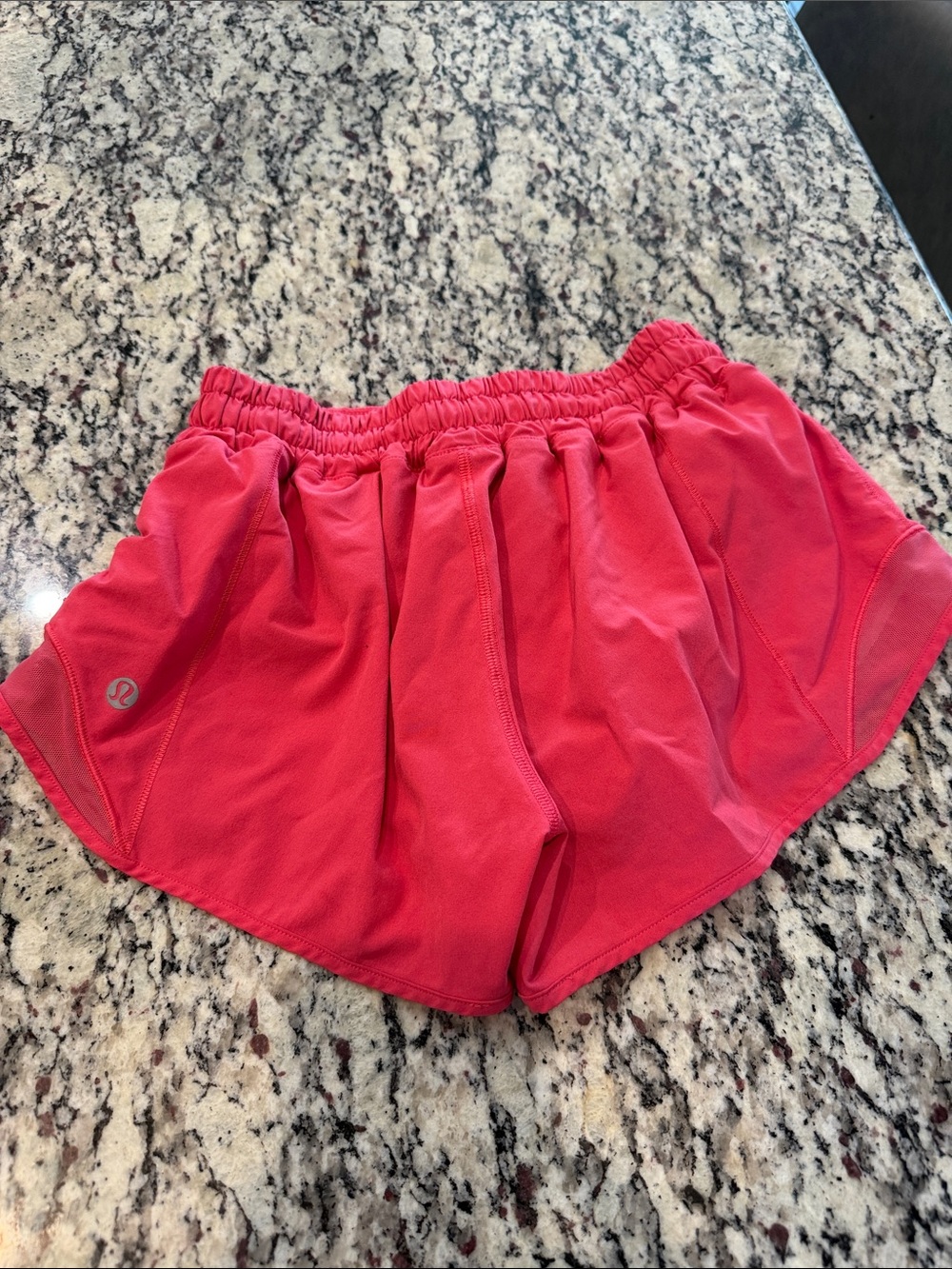 lululemon athletica Coral-Pink Athletic Shorts